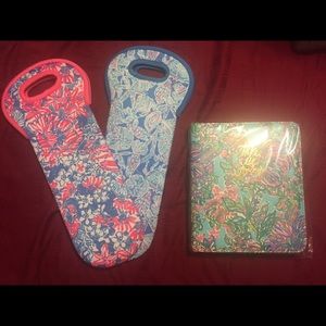 Lilly Pulitzer GWP Wine Totes & Travel Journal